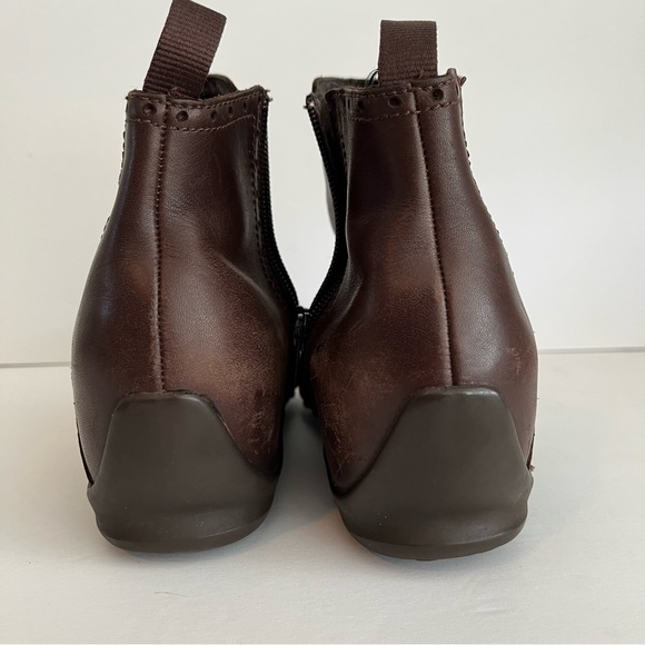 Merrell Plaza Mid Deep Mahogany Waterproof Brown Boots Size 8 - Picture 4 of 12